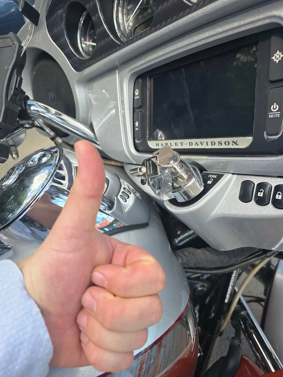 Harley-Davidson — работа KEYTOCHKA в Краснодаре